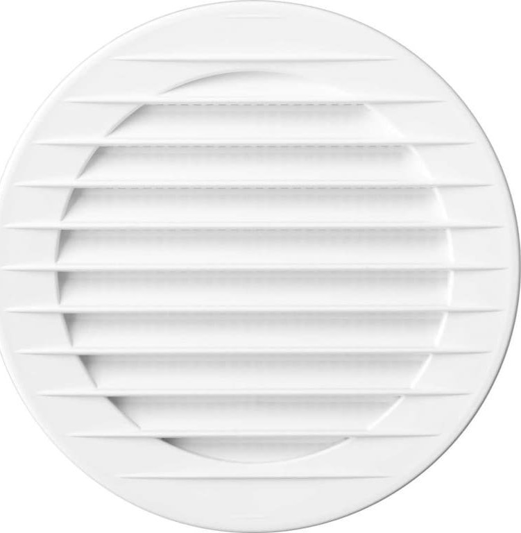 airRoxy Kratka okrągła z siatką 60 biały /kpl 4 szt/ 02-263