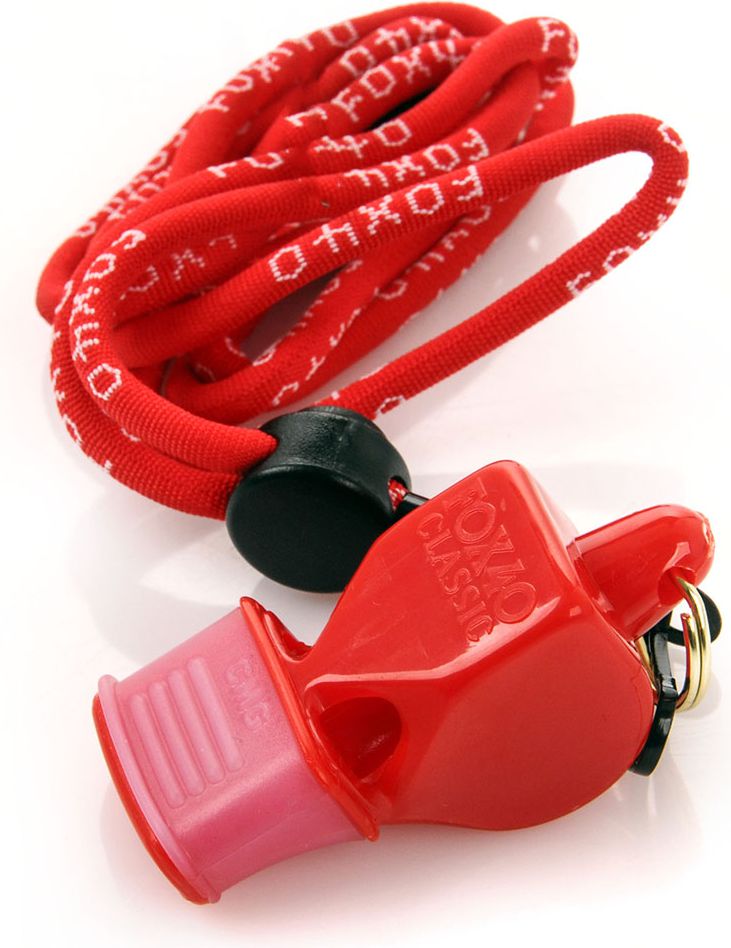 Fox40 Gwizdek ze sznurkiem Fox 40 Classic Cmg czerwony (38119)