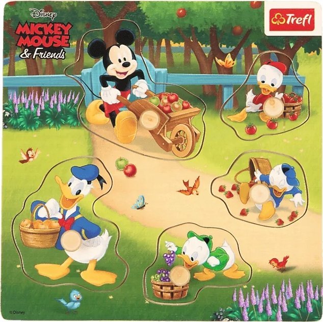 Trefl Puzzle mini drewniane - Mickey & Friends TREFL