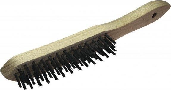 SZCZOTKA DRUCIANA A120 DRUT STALOWY 3-RZĘDOWA