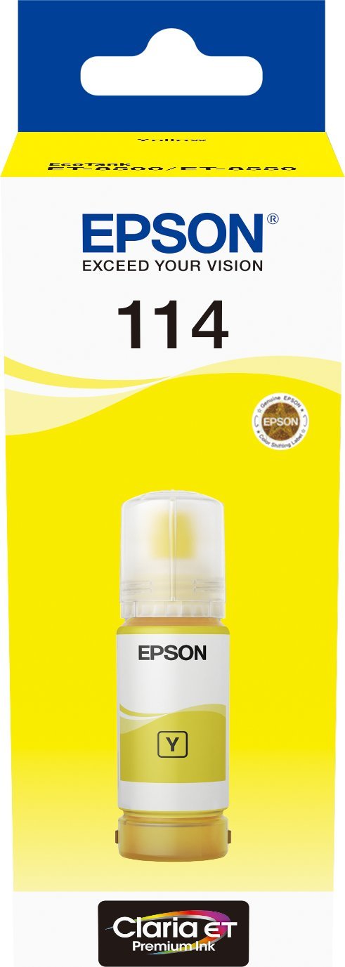 Tusz Epson Epson Yellow Ink 114 EcoTank (C13T07B440)