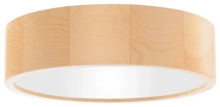 Naturalna lampa nasufitowa 5907623600264 IP54 drewno sosna