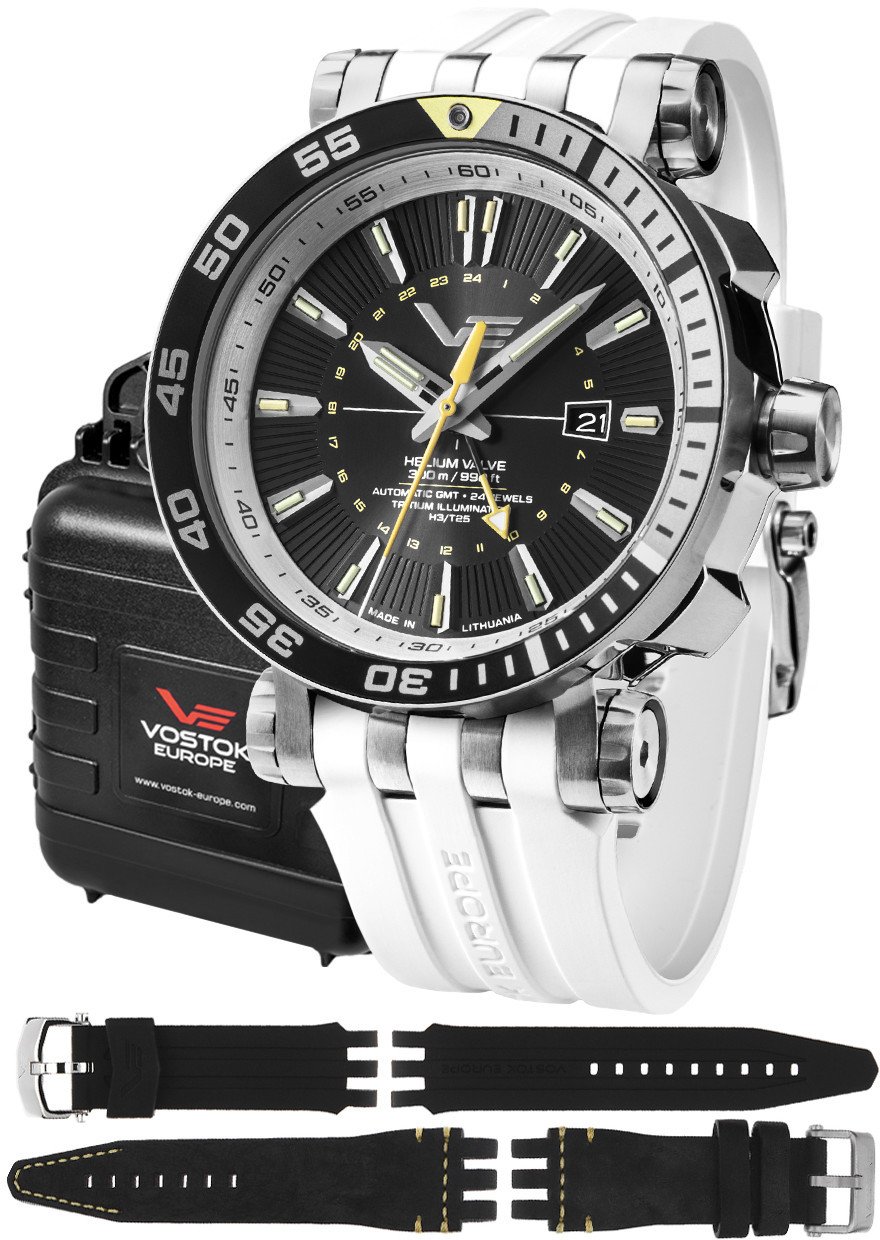 Zegarek męski Vostok Europe NH34-575A718SW biały