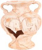 Zolux Amfora piaskowana Słoń - 12 cm