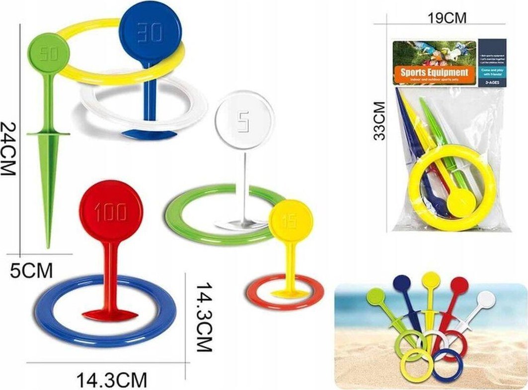 Madej GRA ZRĘCZNOŚCIOWA DLA DZIECI KRĄŻKI RZUT DO CELU