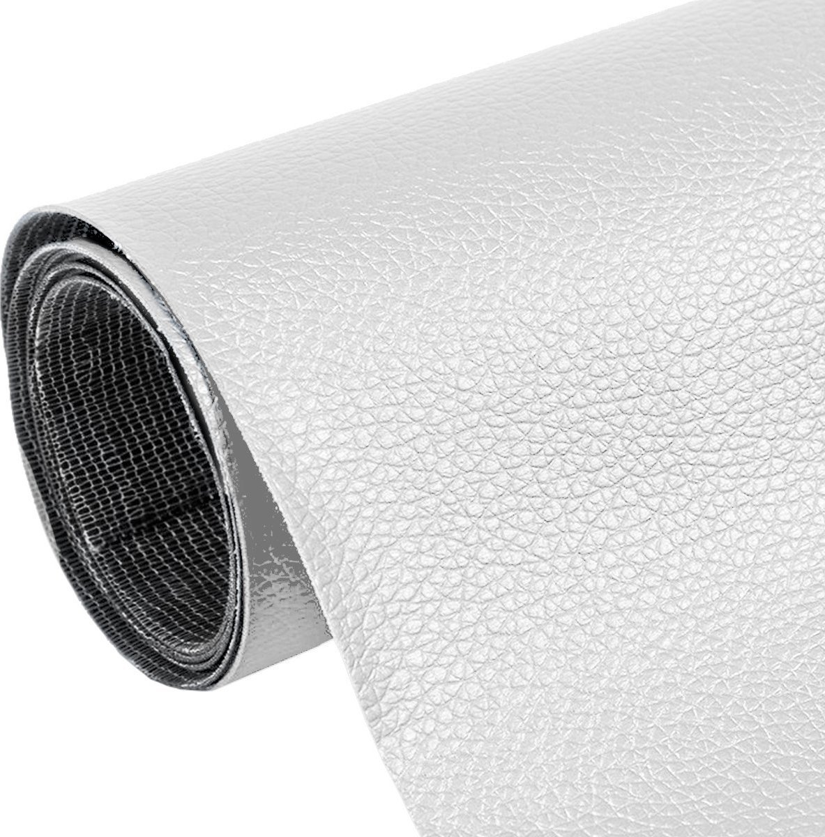 Heckermann Samoprzylepna łata skórzana 150x137cm Biała