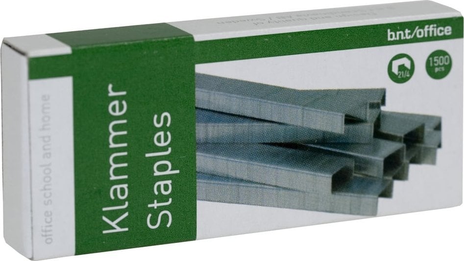 Stickn Hæfteklammer bnt/Office 21/4 stål 1500stk/pak