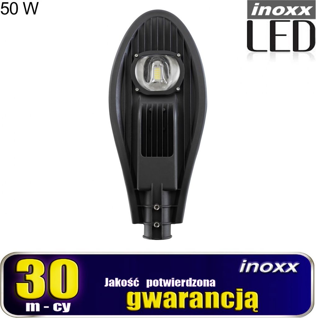 Nvox Lampa przemysłowa led latarnia uliczna 50w ip65 5000 lm zmina 6000k