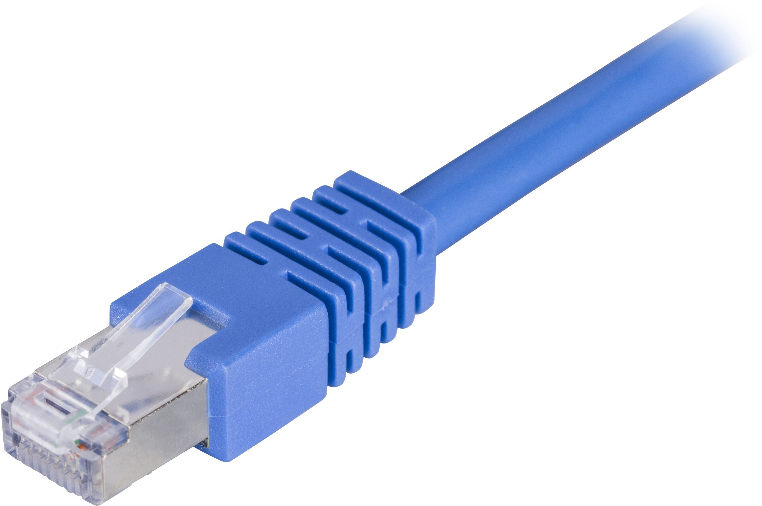 Deltaco FTP Cat6 - 1m, 1 m, Cat6, RJ-45, RJ-45, Blue