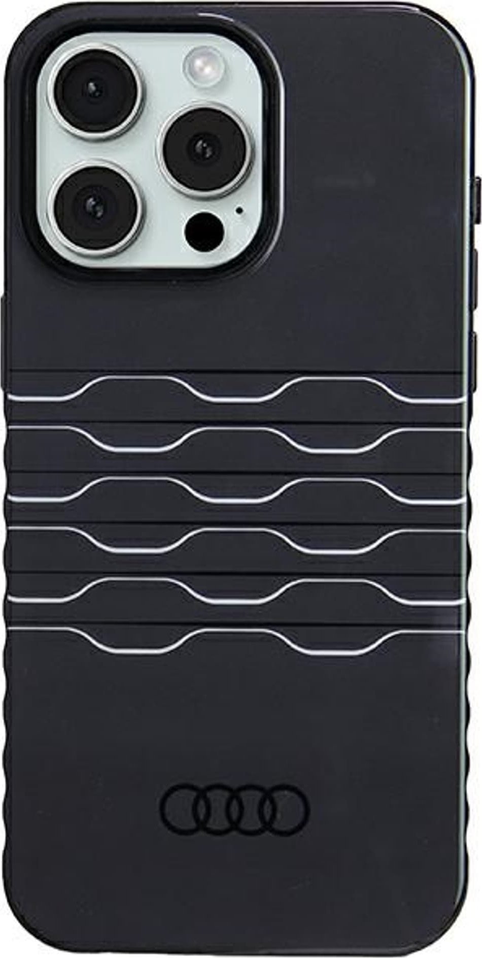 Audi Audi IML MagSafe Case iPhone 15 Pro Max 6.7" czarny/black hardcase AU-IMLMIP15PM-A6/D3-BK