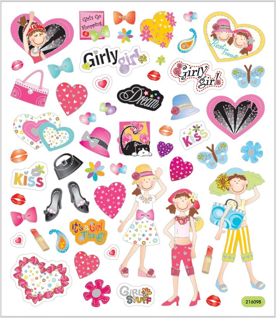 Creativ Company Naklejki Dziewczęta