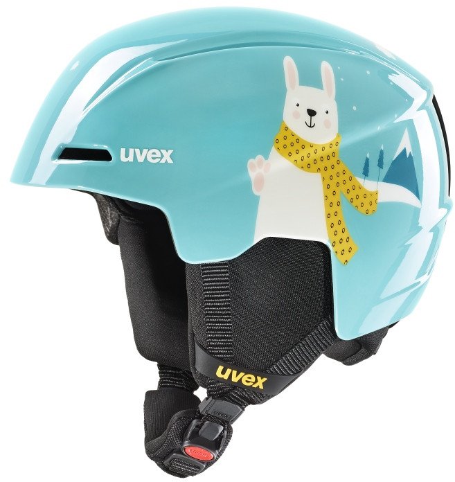 Slidinėjimo šalmas Uvex Viti turquoise rabbit, mėlynas
