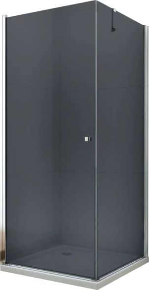Mexen Mexen Pretoria kabina prysznicowa uchylna 70 x 120 cm, grafit, chrom - 852-070-120-01-40