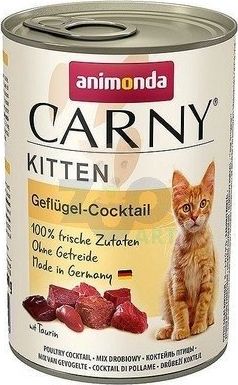 Animonda ANIMONDA Cat Carny Kitten smak: koktajl drobiowy 6x400g