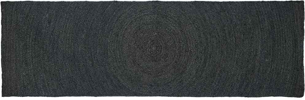 vidaXL Dywan ciemnoszary 80 x 250 cm juta