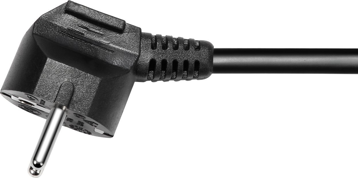 Kabel zasilający Deltaco Uziemiony przedłużacz 3x CEE 7/3, 1x CEE 7/7, z zabezpieczeniem dla dzieci, 5m, czarny / GT-0322