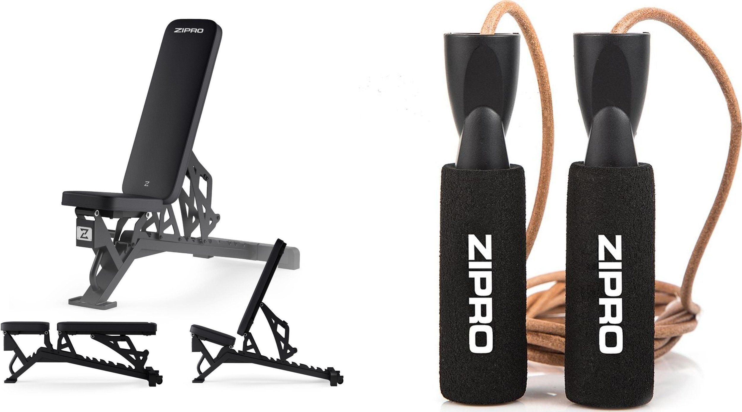 Zipro Ławka do ćwiczeń Zipro Nocardio + Skakanka Zipro