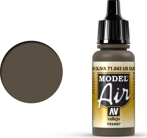 Vallejo Vallejo Model Air US Olive Drab 71.043 uniwersalny