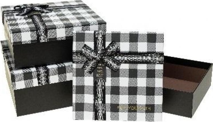 Teka Pudełko prezentowe PUG-22157-KW 3szt ROZETTE