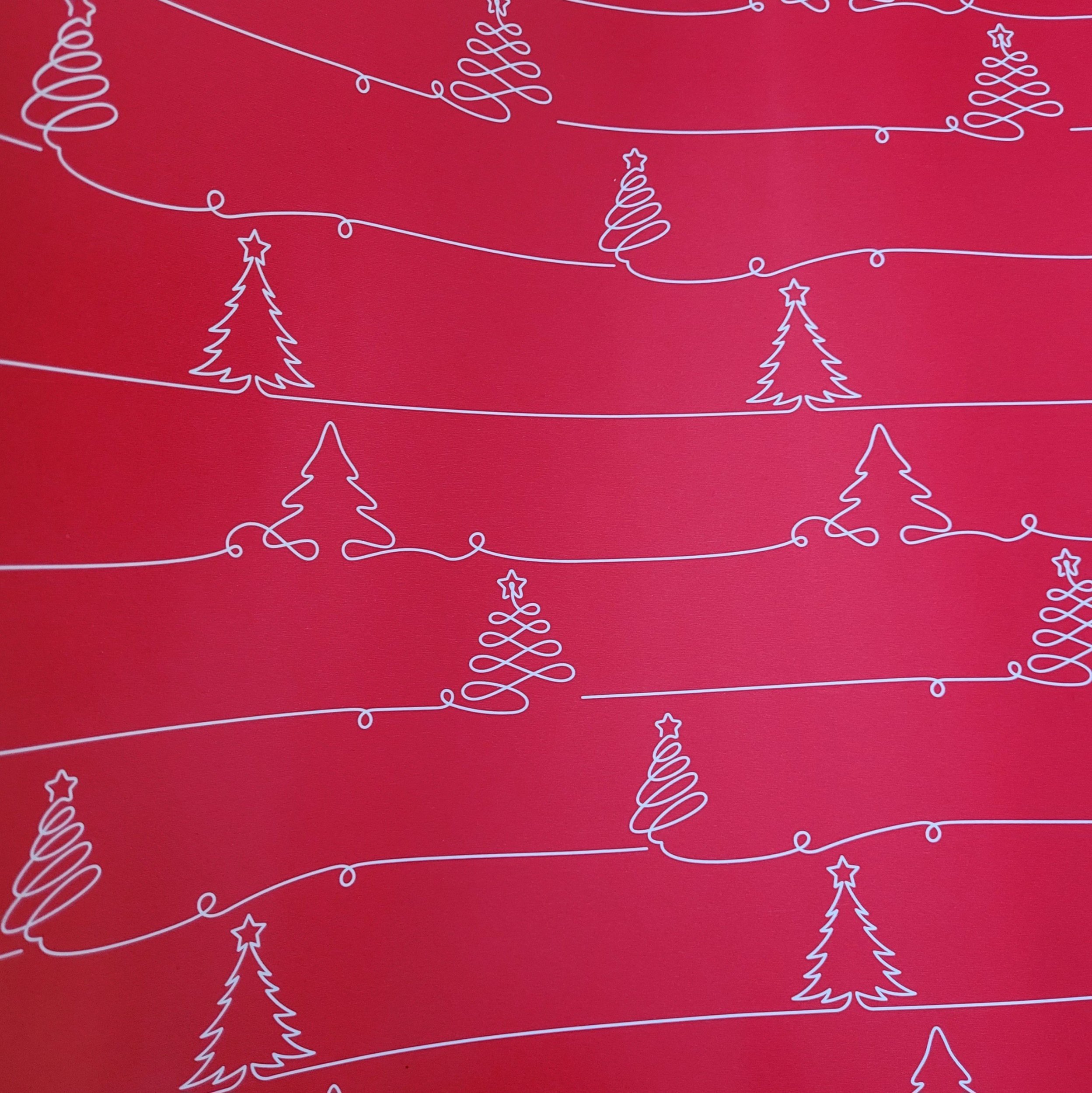 Fastima Papier świąteczny do pakowania 70cmx2m 217m70 czerwony