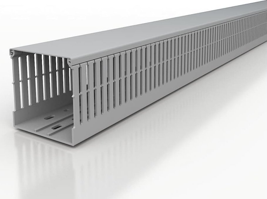 Canalplast Korytko grzebieniowe 100x100 jasnoszare E374 /2m/ - E374