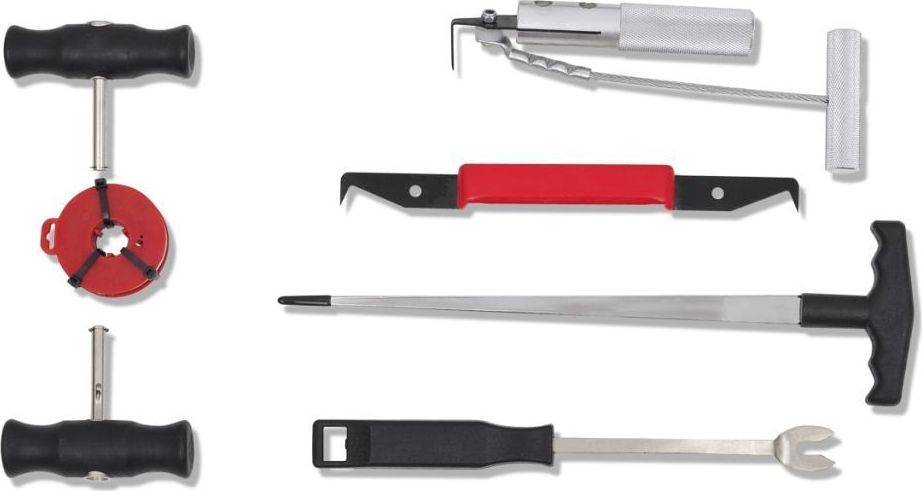 vidaXL zestaw narzędzi do demontażu przedniej szyby samochodu (210122)