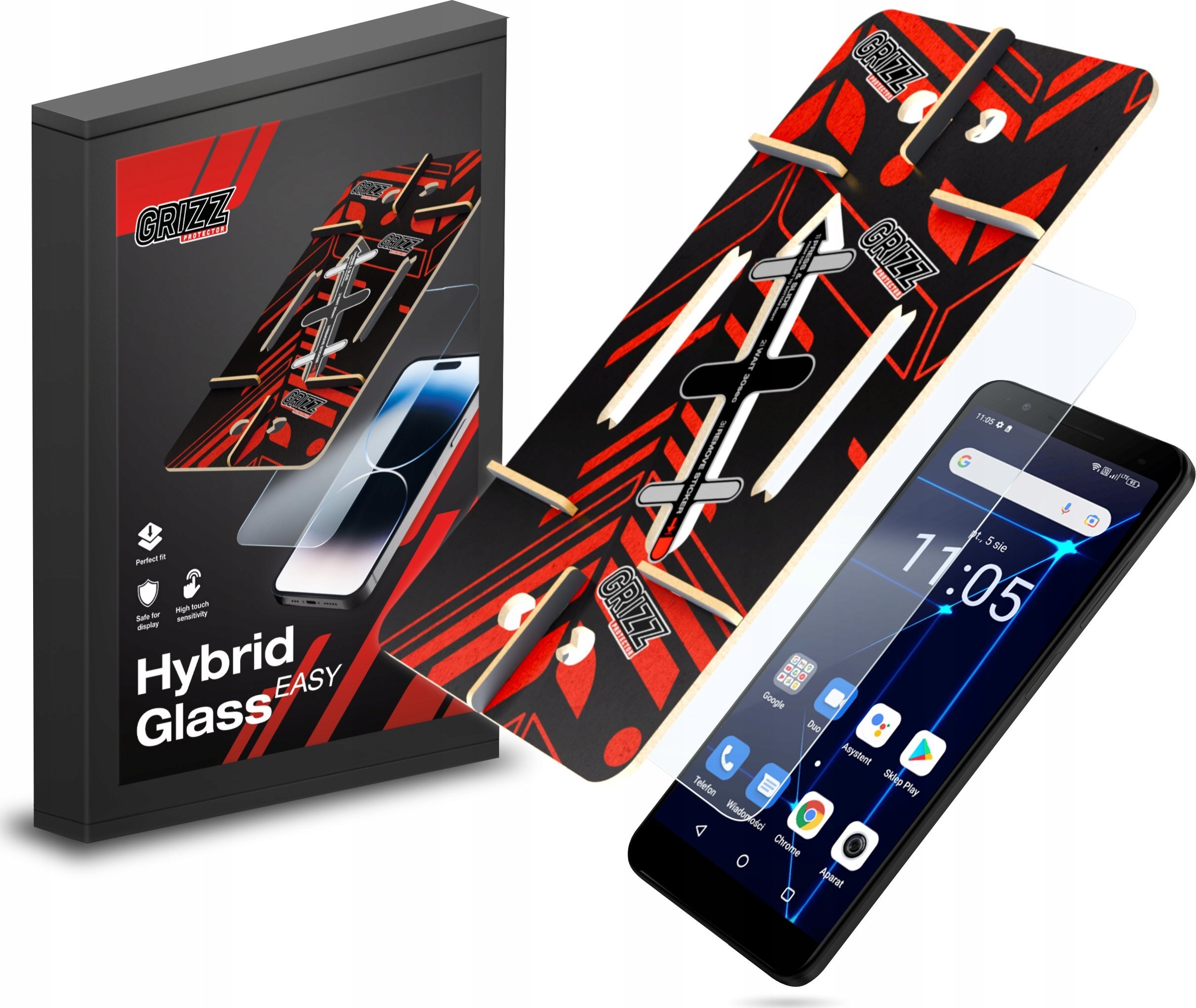 GrizzGlass Szkło hybrydowe HybridGlass Easy do Hammer Construction