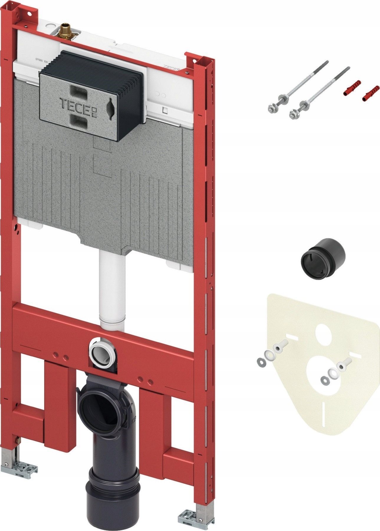 Stelaż Tece TECEprofil - Stelaż podtynkowy do WC ze spłuczką Octa II, (slim) wysokość montażowa 1120 mm