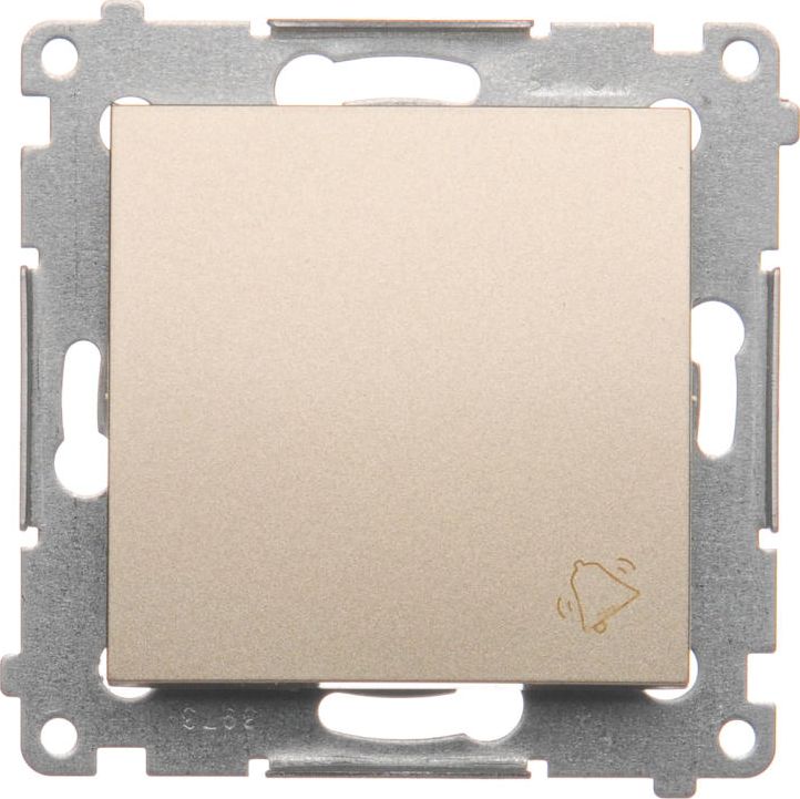 Kontakt-Simon Przycisk dzwonek złoty mat - DD1.01/44