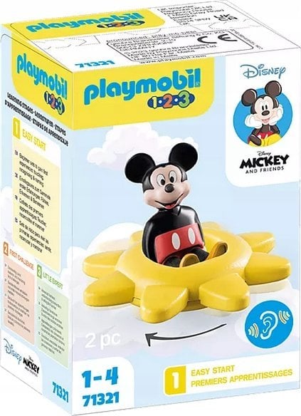 Playmobil Playmobil Disney & Mickey and Friends 1.2.3 & Disney: Myszka Miki i słoneczko-grzechotka 71321
