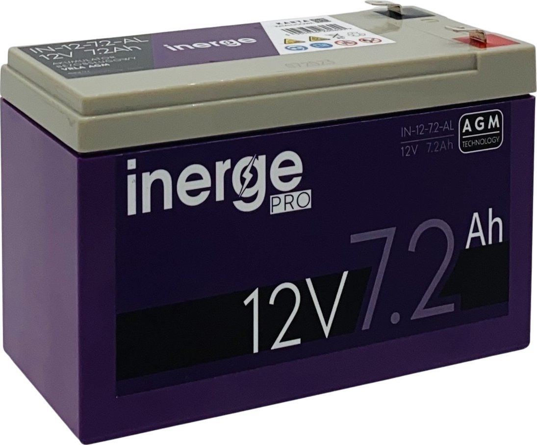 Inerge Akumulator AGM 12V 7.2Ah INERGE PRO