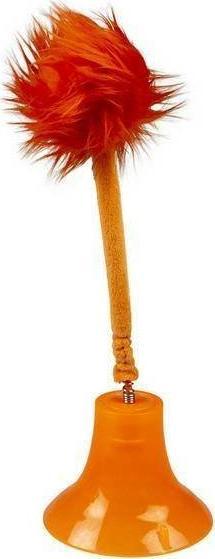 Duvo+ DUVO+ ZAB. KOT POMPON NA PRZYSSAWCE ORANGE 31,5x10,3x10,3cm 12429