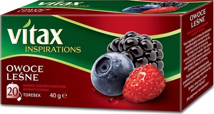 Vitax HERBATA VITAX INSPIRATIONS OWOCE LEŚNE 20 TOREBEK 63377683