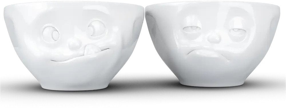 FIFTYEIGHT Schälchen-Set 200ml - Verpennt & Lecker weiß