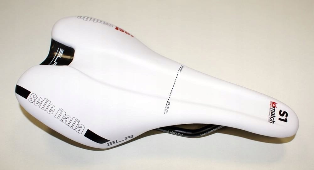 Selle Italia Siodło SELLE ITALIA SLR BOOST TM L (id match - L1) manganese tube 7, białe, testowe