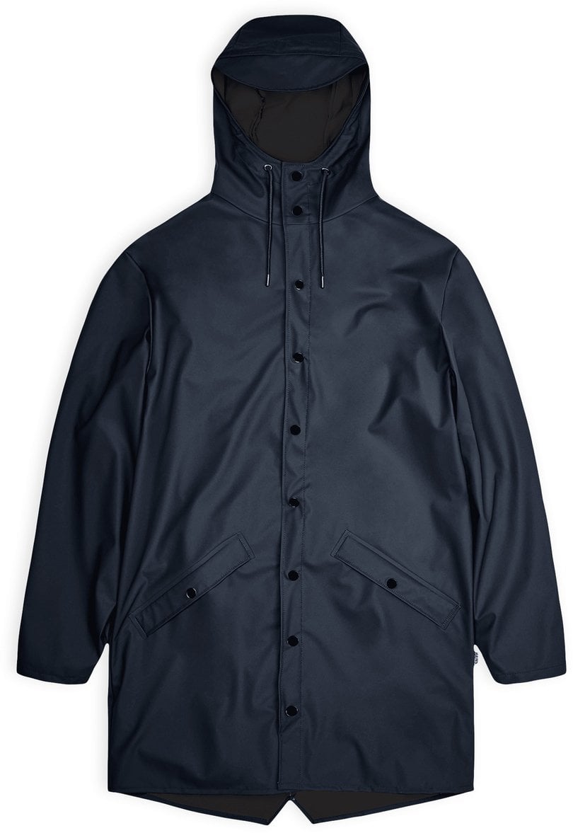 Rains długa kurtka przeciwdeszczowa LONG JACKET W3 12020 47 NAVY XS