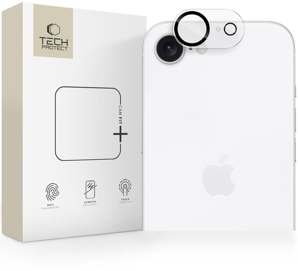 OSŁONA APARATU TECH-PROTECT CAM FIT+ IPHONE 16E CLEAR