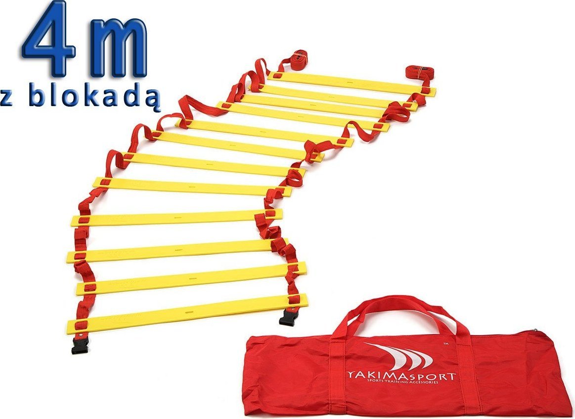 YakimaSport Drabinka koordynacyjna 4 m z blokadą szczebli