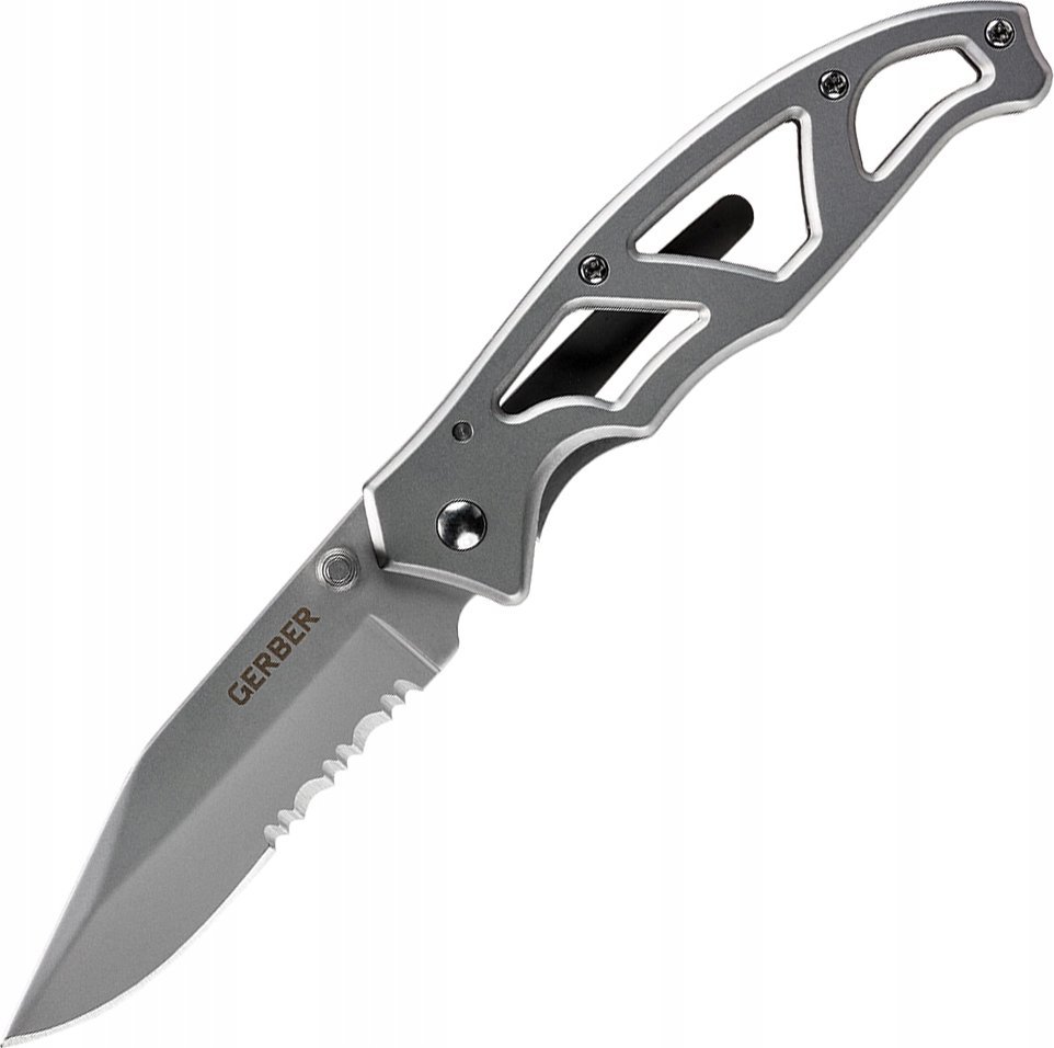 Gerber Gerber Essentials Paraframe I - Stainless, Serrated Peilis