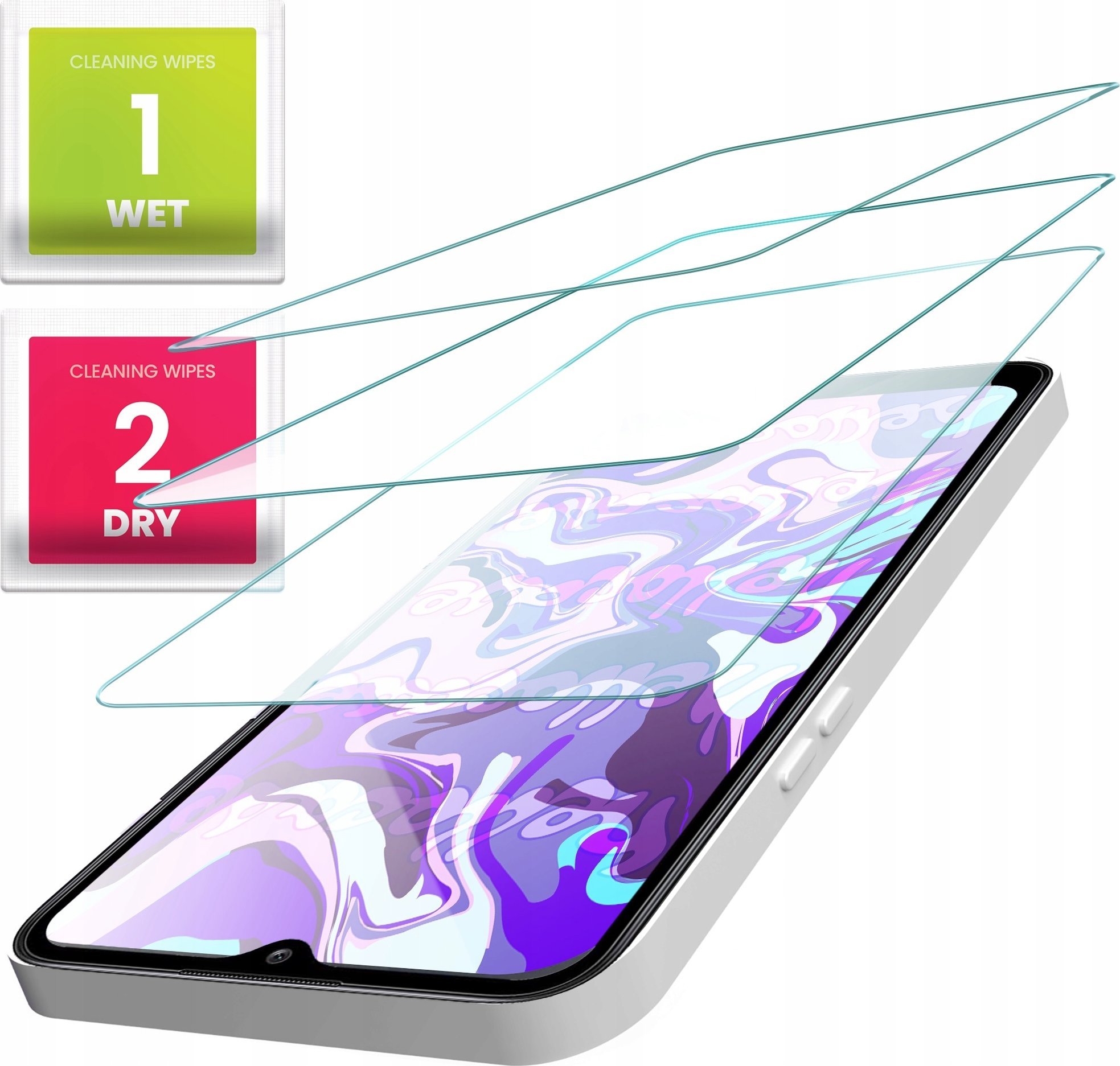 Hello Case 3-PAK Szkło Hartowane do Samsung Galaxy Xcover 7 (szybka 9H, płaskie 2.5D)