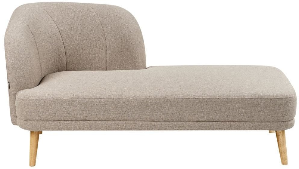 Beliani Szezlong lewostronny jasnobrązowy TANLAY