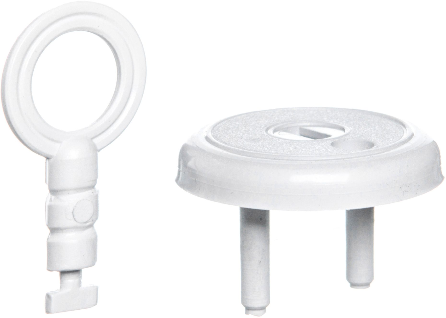 Ospel Zatyczka gniazda /zabezpieczenie przed dziećmi/ z kluczem biała ZG - ZG