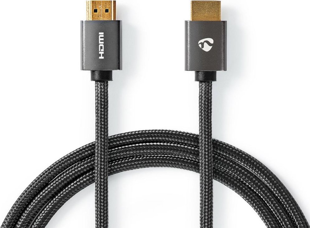 Kabel Nedis Nedis CVTB34000GY20 kabel HDMI 2 m HDMI Typu A (Standard) Szary
