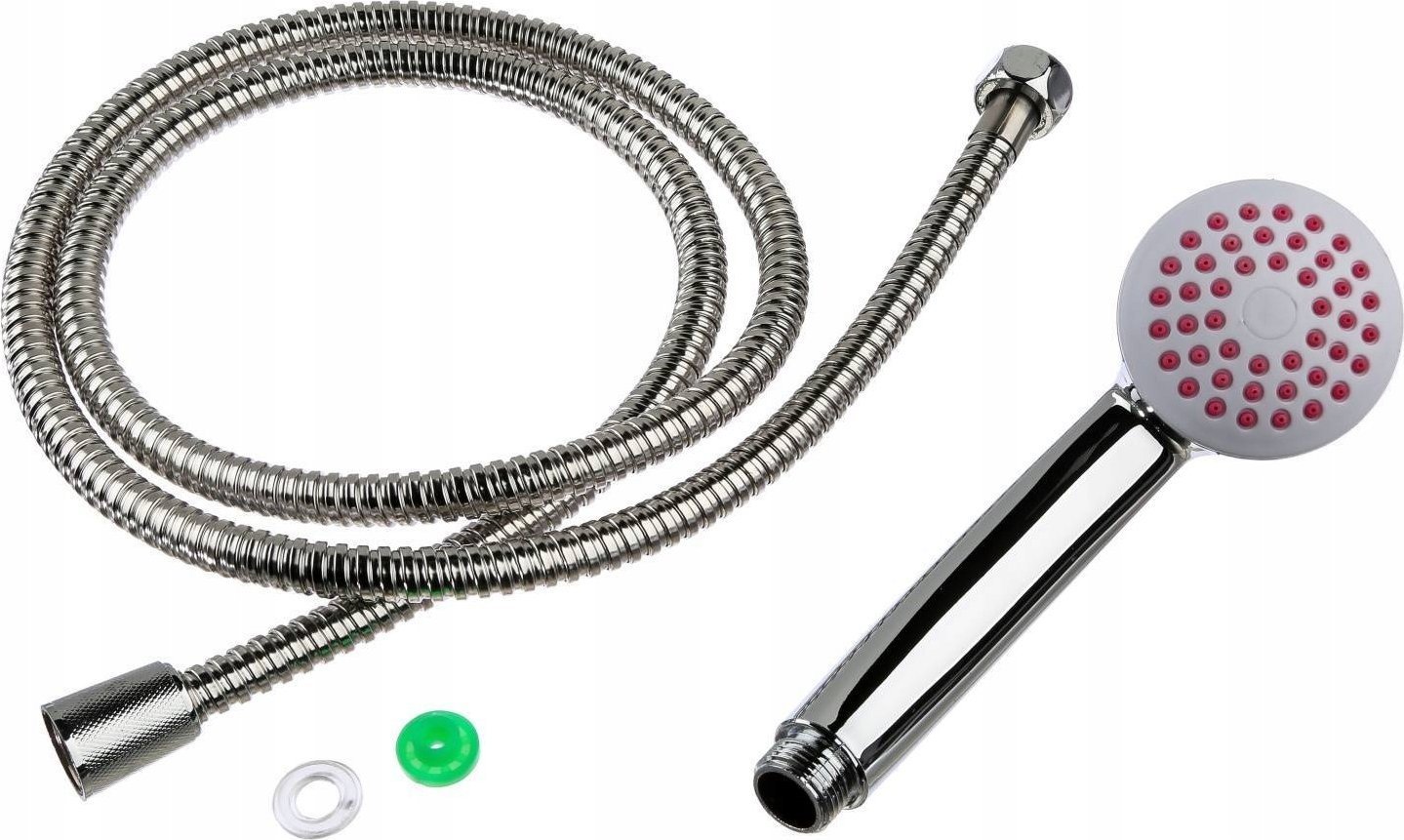 Wąż prysznicowy 5five Wąż prysznicowy 150 cm + słuchawka i elementy montażowe