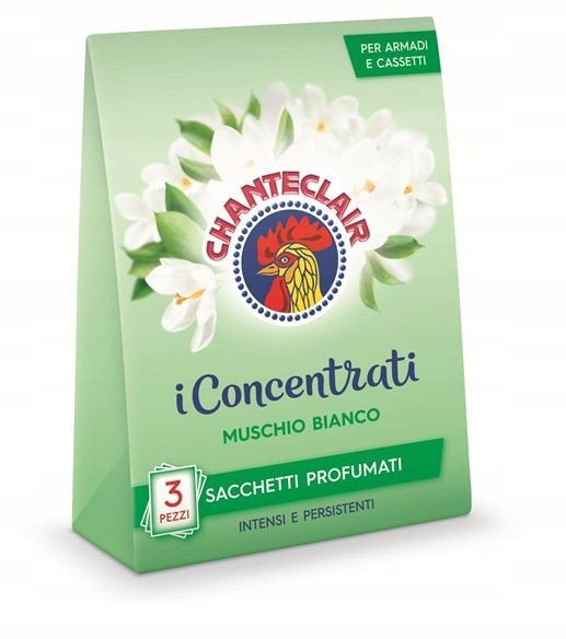 Saszetka zapachowa Sacchetti Profumati 3 PZ Muschino Bianco 36g- Chante Clair
