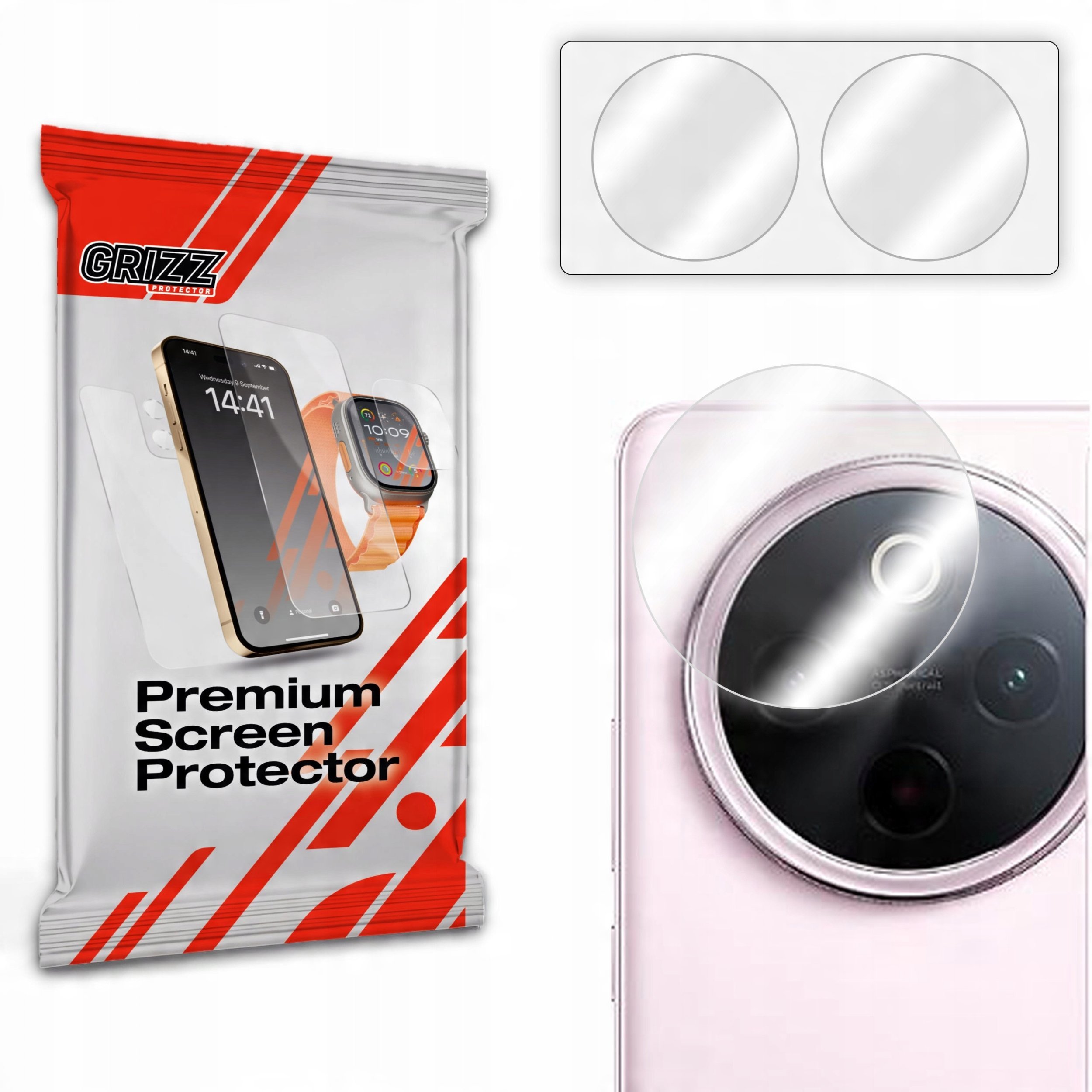 Szkło na aparat GrizzGlass HybridGlass Camera do Vivo Y300 Pro Plus