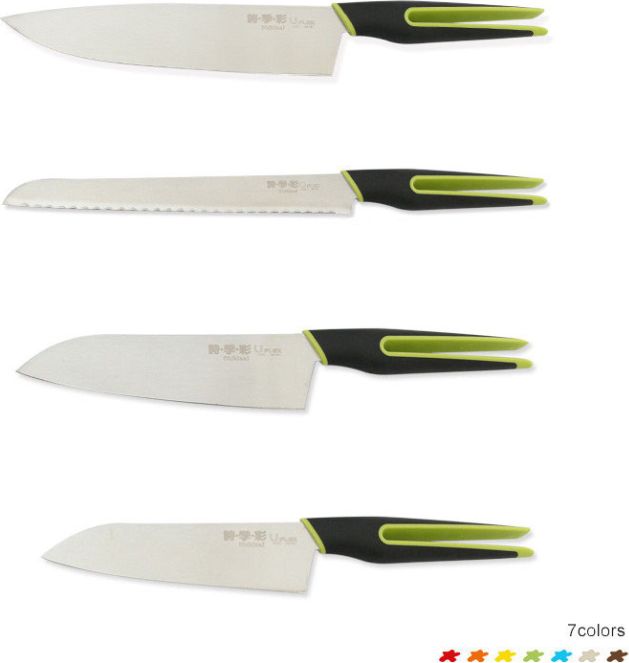 Shikisai SHIKISAI uFLEX komplet 4 noży - kolor zielony - dostawa gratis