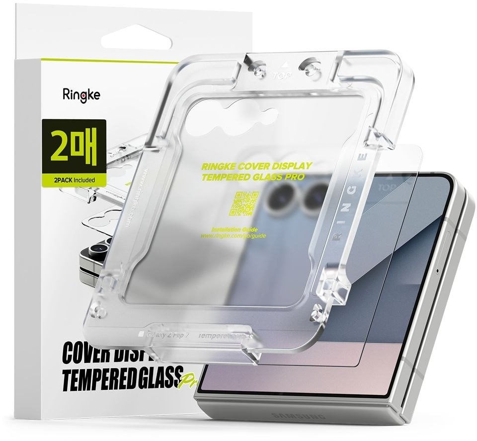 SZKŁO HARTOWANE RINGKE COVER DISPLAY PRO 2-PACK GALAXY Z FLIP 7 CLEAR