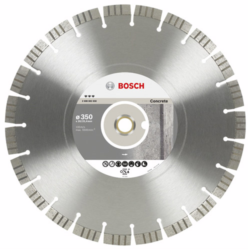 Bosch Tarcza tnąca diamentowa Best for Concrete 350x25,4x3,2mm 2608602658