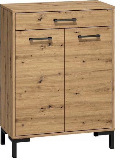 ML Meble Szafka na buty NEVIO 70 x 94 x 34 cm dąb artisan